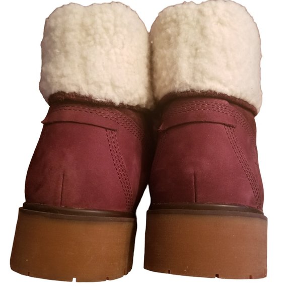 NWOT Timberland Jayne Women's Waterproof Teddy Fleece Fold Down Boot | Size: 9½ - Picture 11 of 16